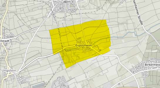 Immobilienpreisekarte Erpolzheim b. Ludwigshafen am Rhein