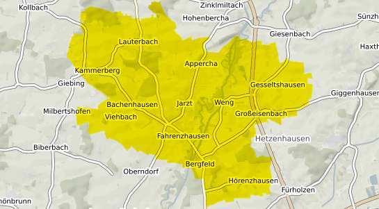 Immobilienpreisekarte Fahrenzhausen
