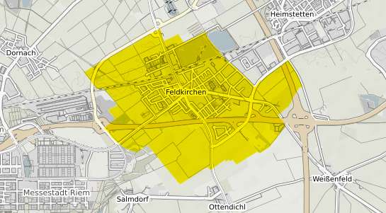 Immobilienpreisekarte Feldkirchen Kr. Muenchen