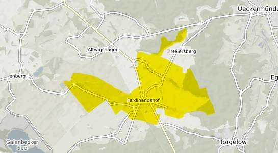 Immobilienpreisekarte Ferdinandshof Vorpommern