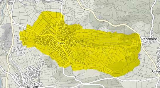 Immobilienpreisekarte Flein b. Heilbronn, Neckar