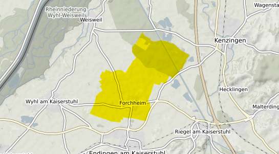 Immobilienpreisekarte Forchheim Breisgau