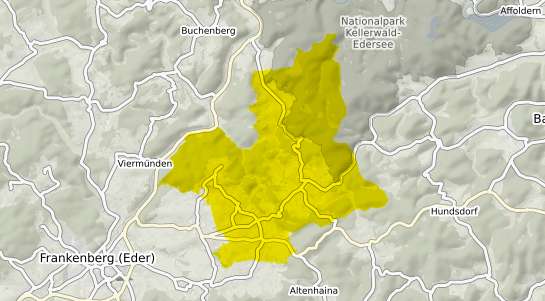 Immobilienpreisekarte Frankenau Hessen