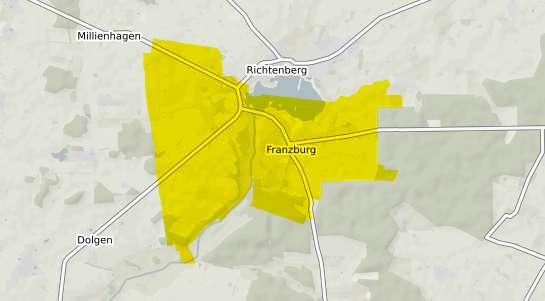 Immobilienpreisekarte Franzburg