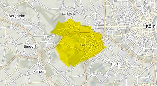 Immobilienpreisekarte Frechen