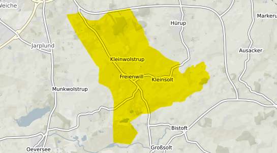 Immobilienpreisekarte Freienwill b. Flensburg