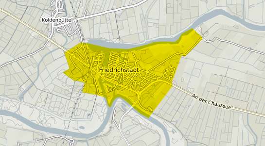 Immobilienpreisekarte Friedrichstadt Eider