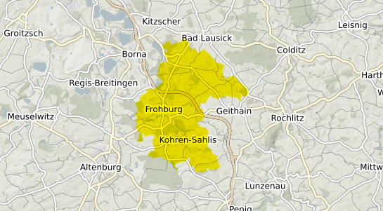 Immobilienpreisekarte Frohburg