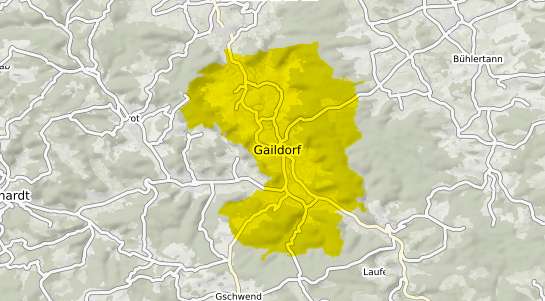 Immobilienpreisekarte Gaildorf