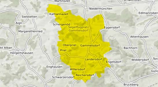 Immobilienpreisekarte Gammelsdorf