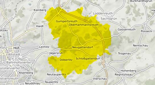 Immobilienpreisekarte Gattendorf Oberfranken