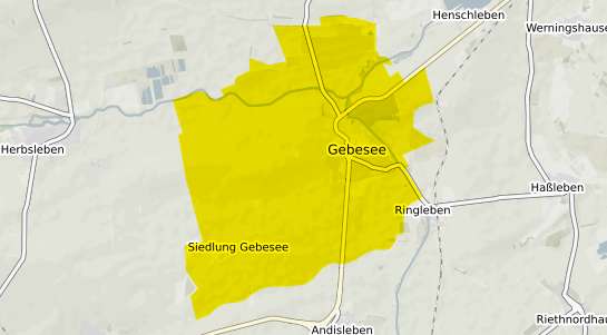 Immobilienpreisekarte Gebesee