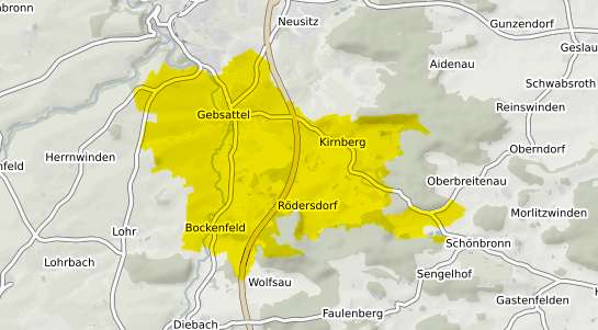Immobilienpreisekarte Gebsattel