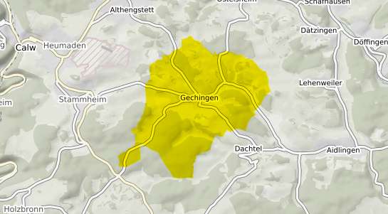 Immobilienpreisekarte Gechingen Kr. Calw