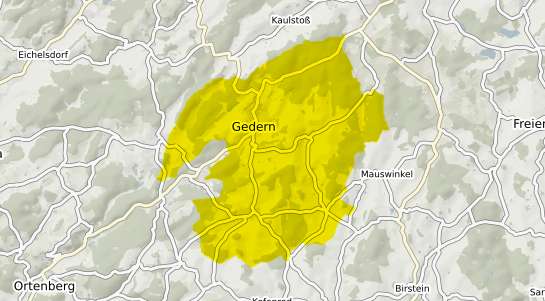 Immobilienpreisekarte Gedern