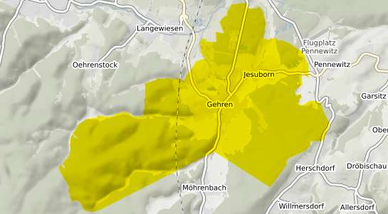 Immobilienpreisekarte Gehren Thueringen
