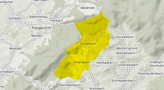 Immobilienpreisekarte Geiselbach