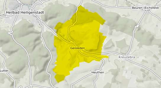 Immobilienpreisekarte Geisleden