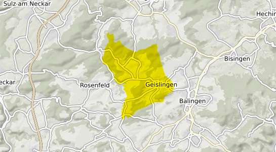 Immobilienpreisekarte Geislingen b. Balingen