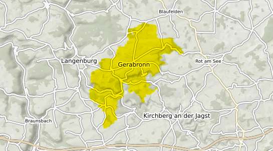 Immobilienpreisekarte Gerabronn Wuerttemberg