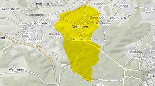 Immobilienpreisekarte Gerlingen Wuerttemberg