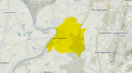 Immobilienpreisekarte Gernsheim Rhein