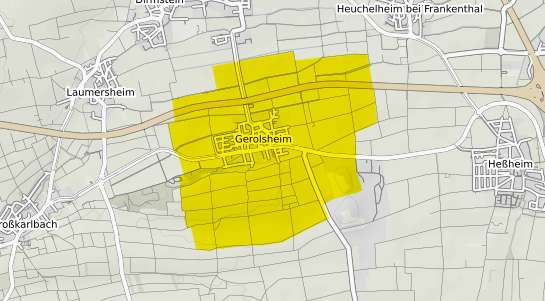 Immobilienpreisekarte Gerolsheim