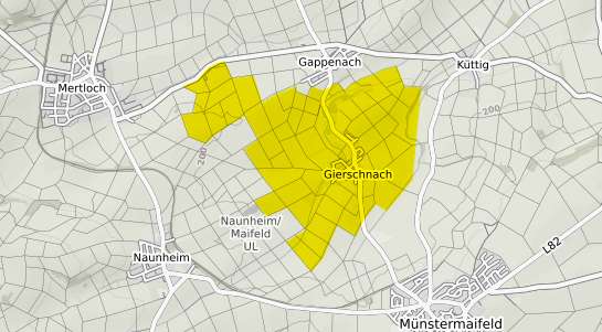 Immobilienpreisekarte Gierschnach
