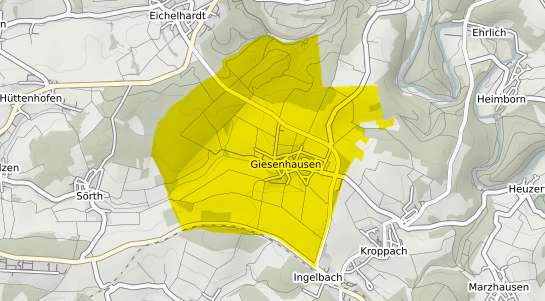 Immobilienpreisekarte Giesenhausen