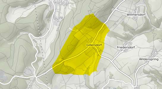 Immobilienpreisekarte Gillersdorf
