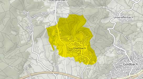 Immobilienpreisekarte Glattbach Unterfranken