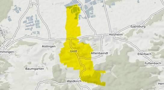 Immobilienpreisekarte Gloett Schwaben