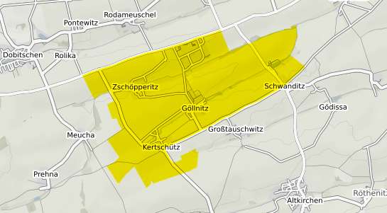 Immobilienpreisekarte Goellnitz Niederlausitz