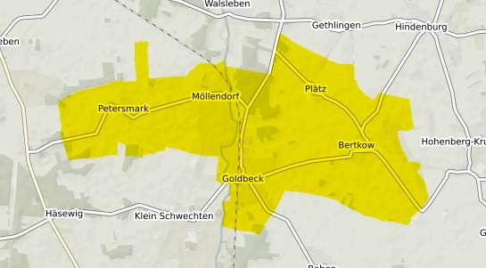 Immobilienpreisekarte Goldbeck b. Grevesmuehlen