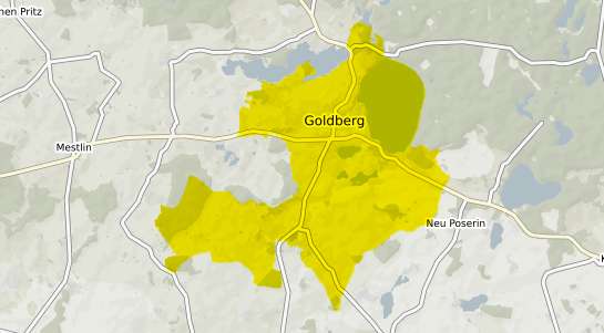 Immobilienpreisekarte Goldberg b. Wismar, Mecklenburg