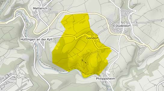 Immobilienpreisekarte Gondorf b. Bitburg
