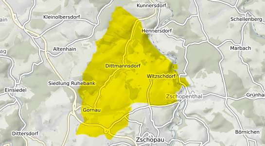 Immobilienpreisekarte Gornau
