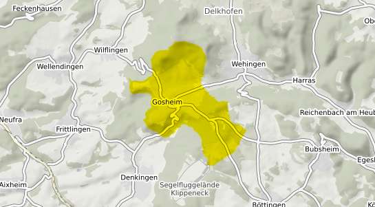 Immobilienpreisekarte Gosheim Wuerttemberg