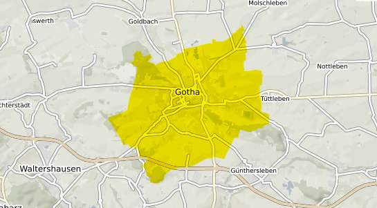 Immobilienpreisekarte Gotha Thueringen