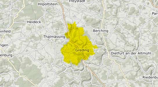 Immobilienpreisekarte Greding