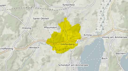 Immobilienpreisekarte Greifenberg Ammersee
