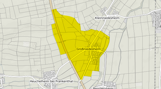 Immobilienpreisekarte Grossniedesheim