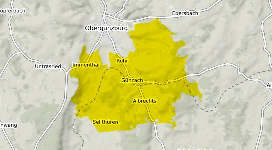 Immobilienpreisekarte Günzach