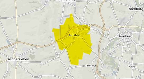 Immobilienpreisekarte Guesten Anhalt