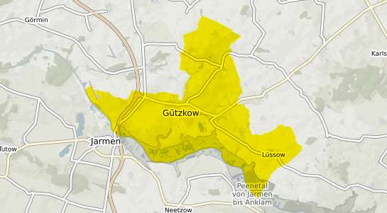 Immobilienpreisekarte G&uuml;tzkow b. Greifswald