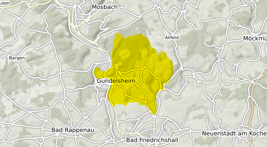 Immobilienpreisekarte Gundelsheim Wuerttemberg