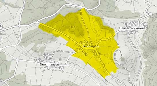 Immobilienpreisekarte Gunningen