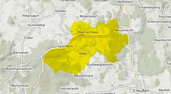 Immobilienpreisekarte Haag Oberfranken
