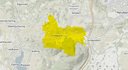 Immobilienpreisekarte Habach Oberbayern