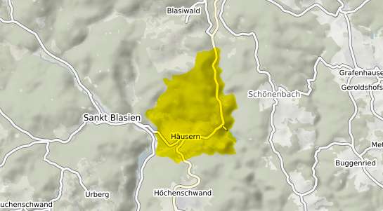 Immobilienpreisekarte Haeusern Schwarzwald